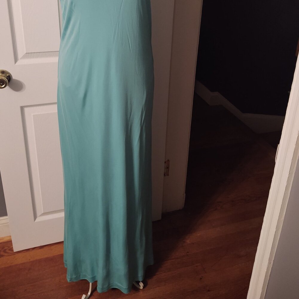 "RALPH LAUREN" Floor Length Mint Green maxi dress/gown - Picture 10 of 10